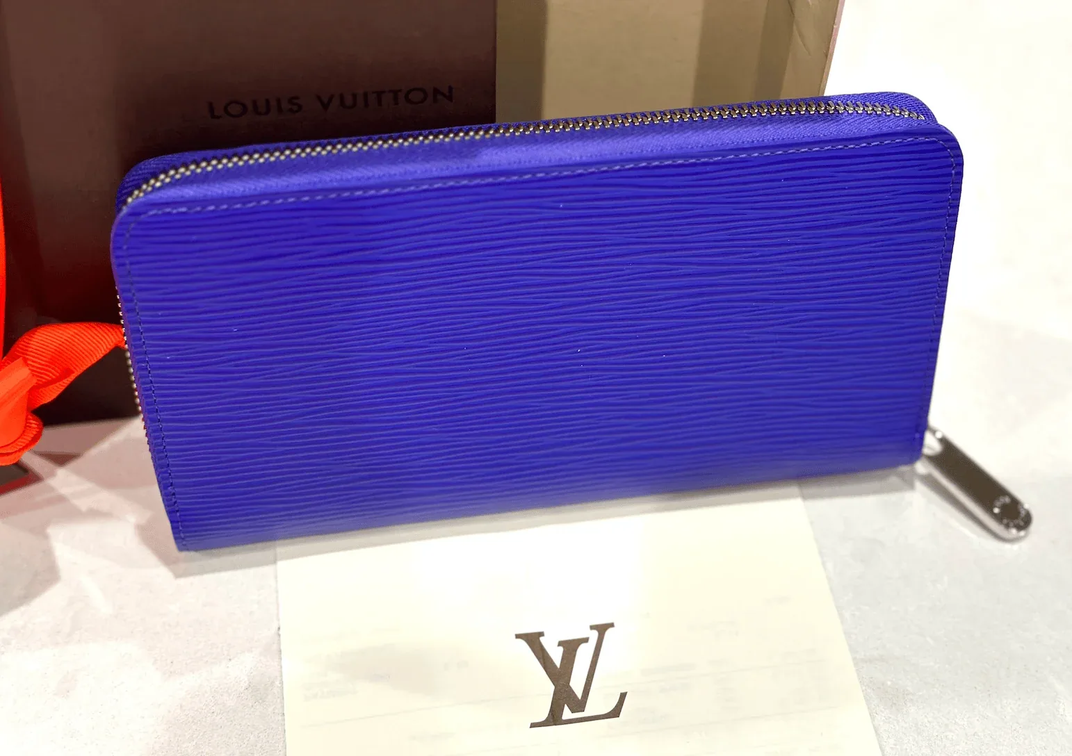 Figue Purple Epi Leather Zippy Wallet — image 2