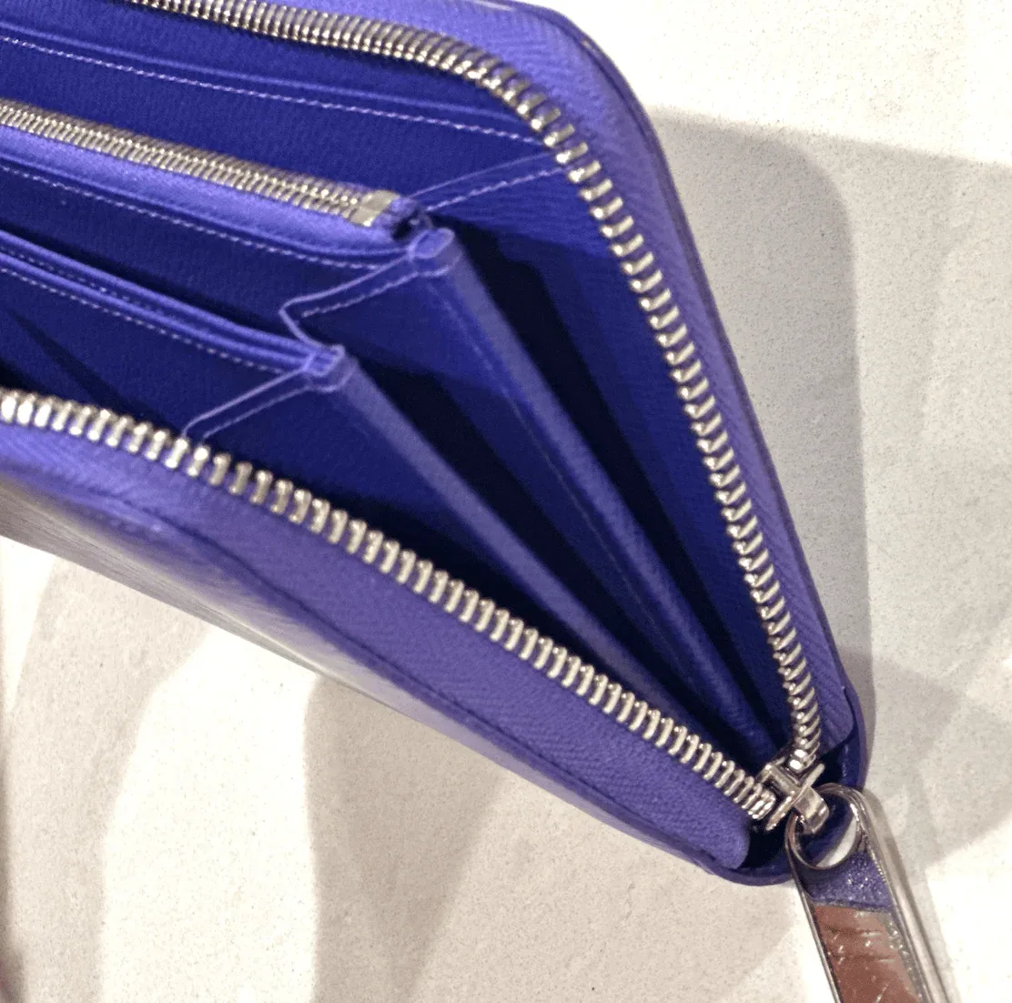Figue Purple Epi Leather Zippy Wallet — image 7