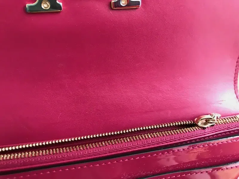 Louis Vuitton Indian Rose Vernis Leather Wallet Clutch — image 14