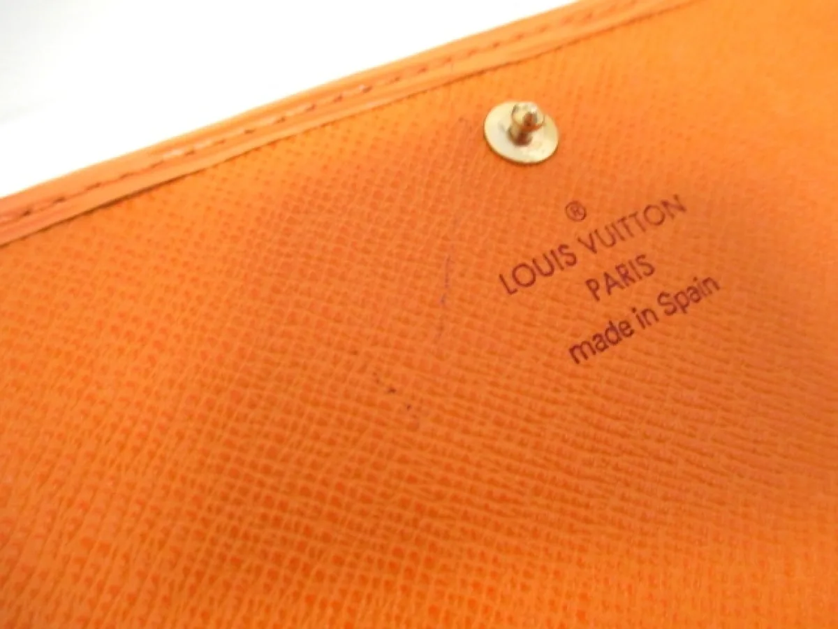 Louis Vuitton Mandarin Epi Porte Tresor International Trifold Wallet — image 7