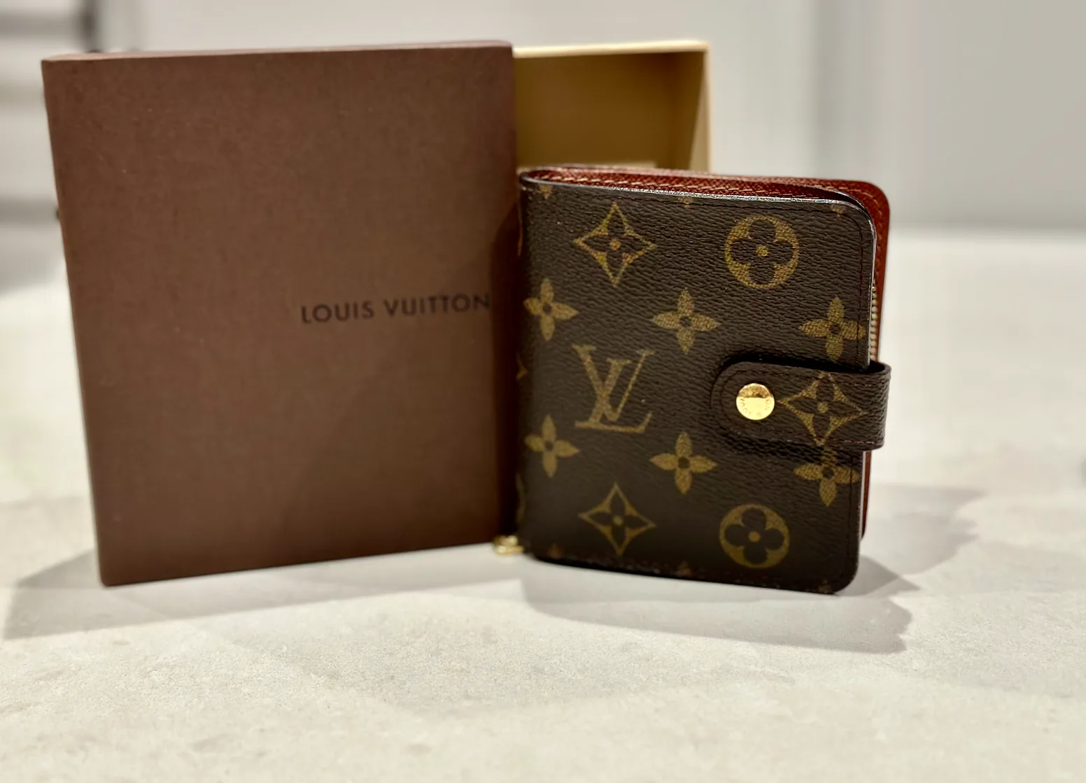 Monogram Compact Zip Wallet