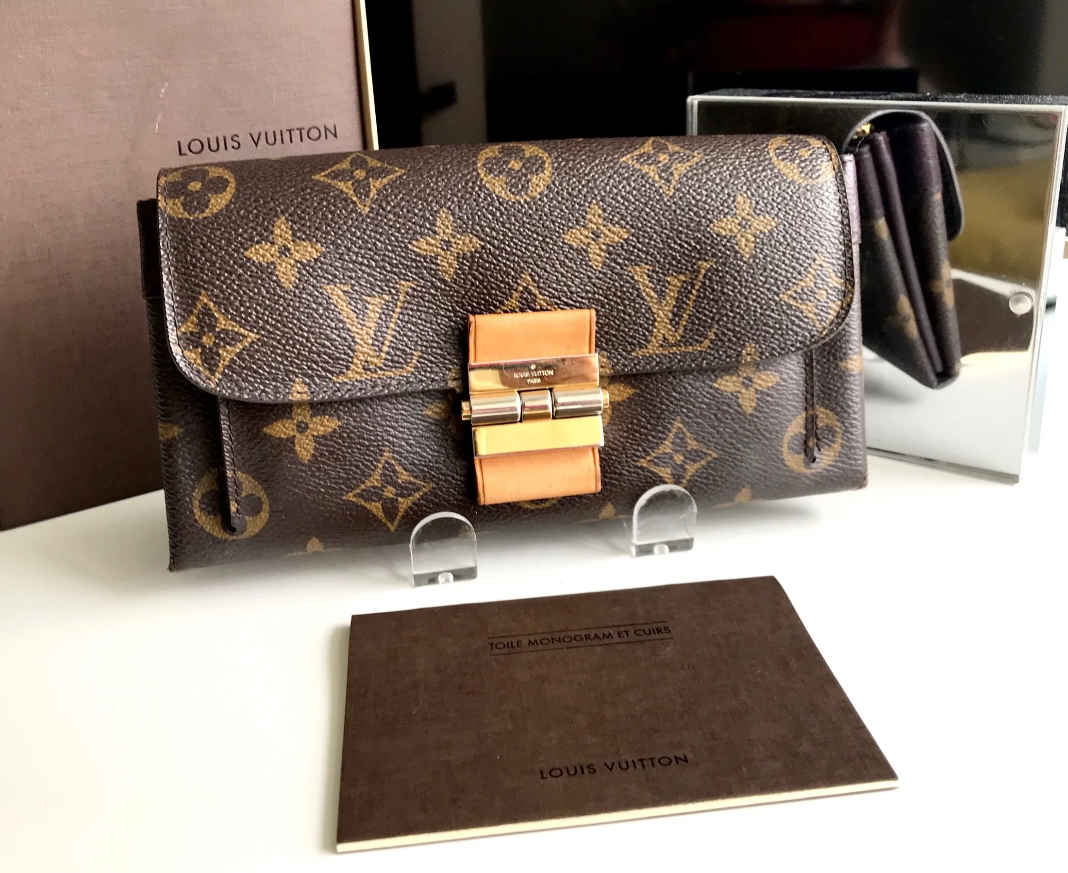 Louis Vuitton Monogram Portefeuille Bordeaux Elysée Wallet