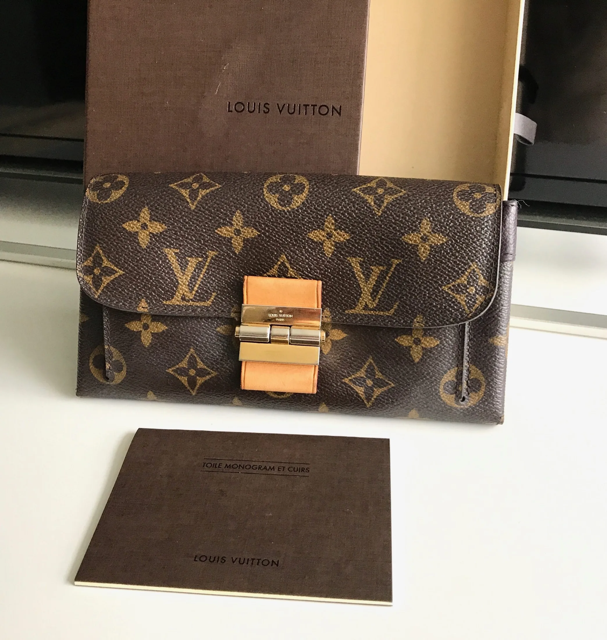 Louis Vuitton Monogram Portefeuille Bordeaux Elysée Wallet — image 3