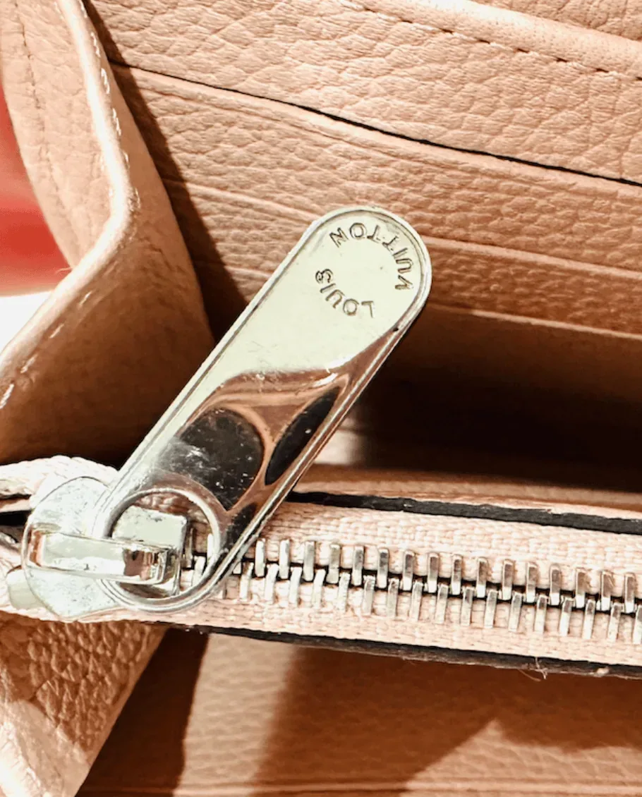 Monogram Mahina Leather Iris Clutch Wallet/Magnolia Ballerine — image 9