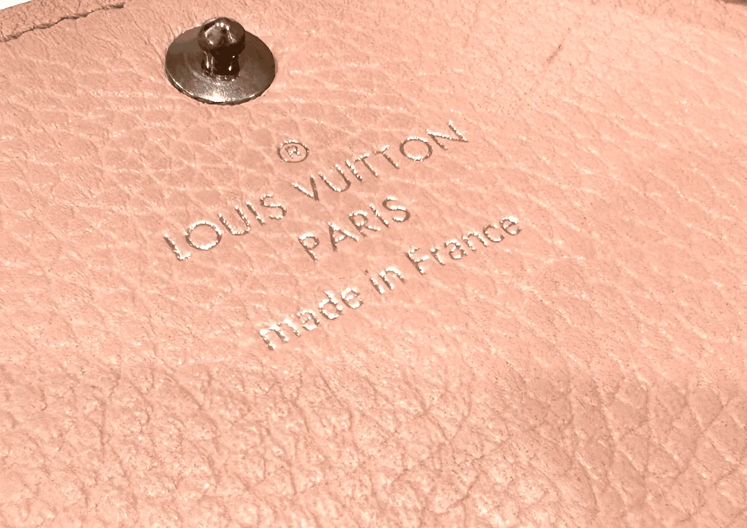 Monogram Mahina Leather Iris Clutch Wallet/Magnolia Ballerine — image 11