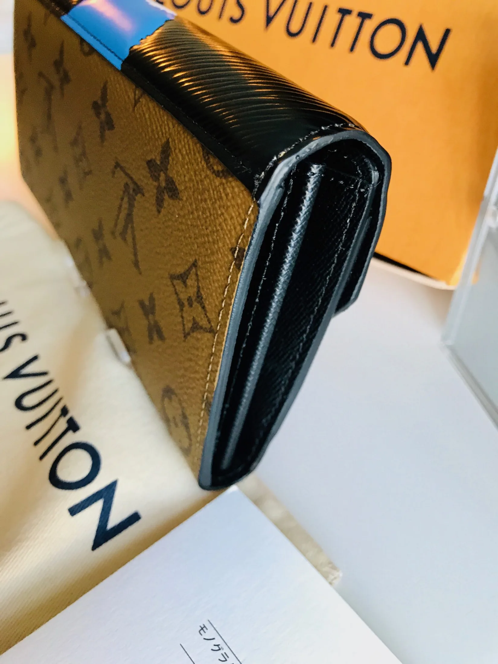 Monogram Reverse Epi Kabuki Mask Sarah Wallet — image 9