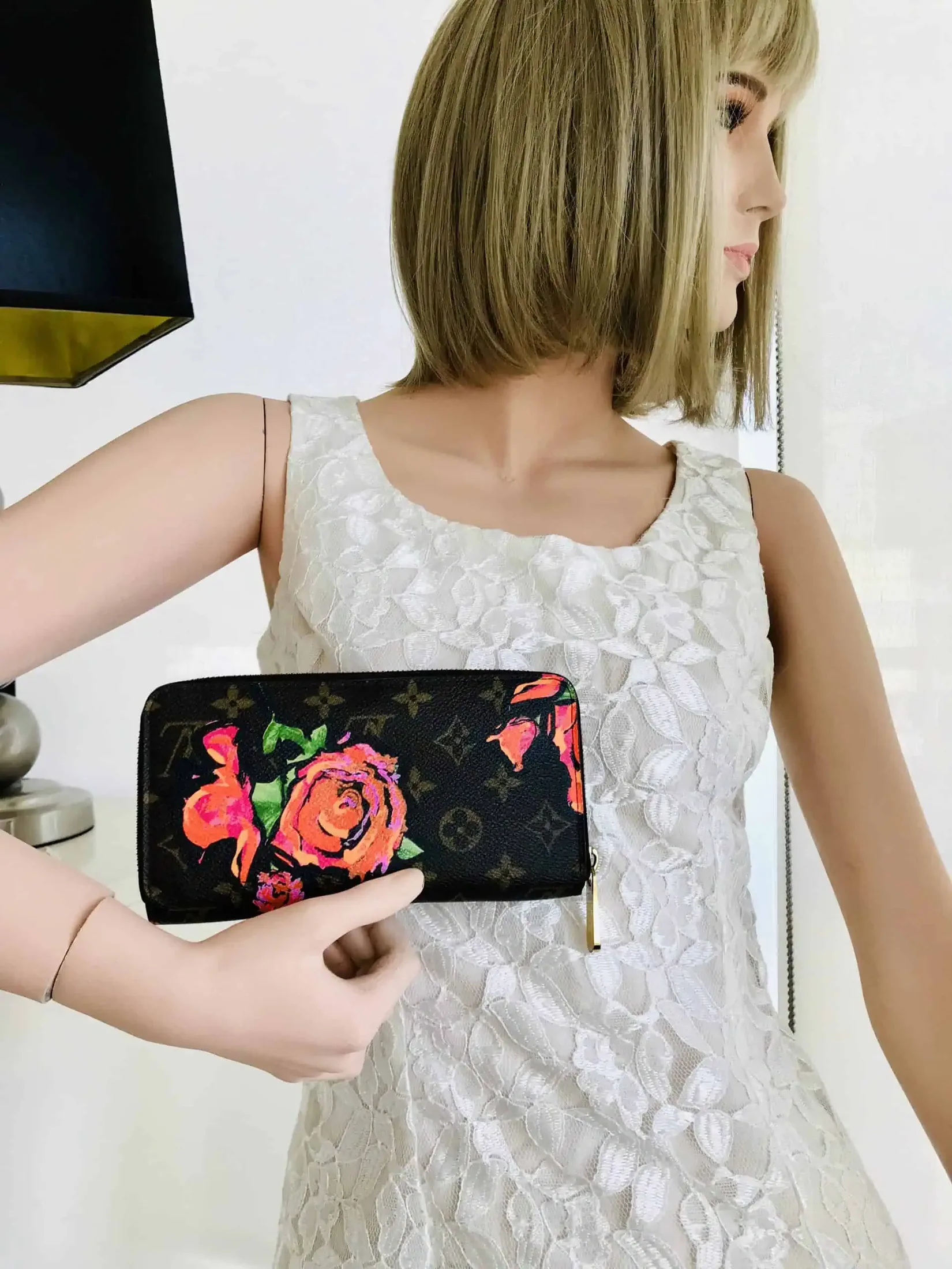 Monogram Stephen Sprouse Roses Zippy Wallet — image 5