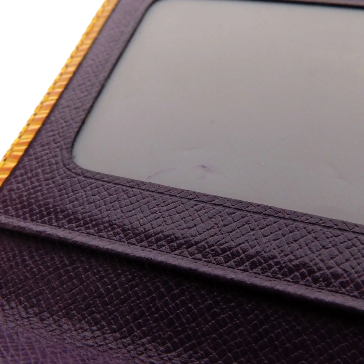 Porte 2 Cartes Epi Leather Vertical Yellow Cardholder — image 9