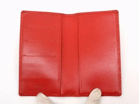 Red Epi Leather Cardholder — image 2