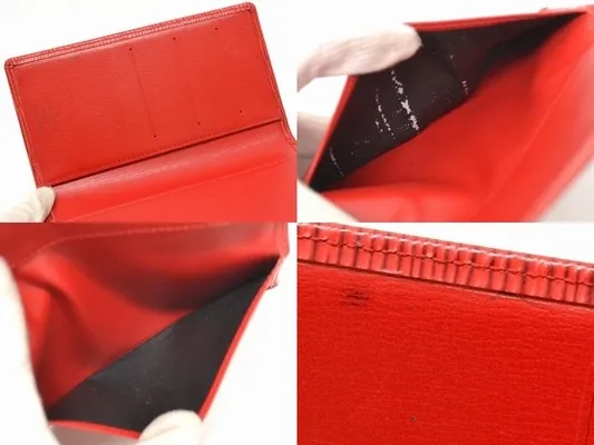 Red Epi Leather Cardholder — image 6