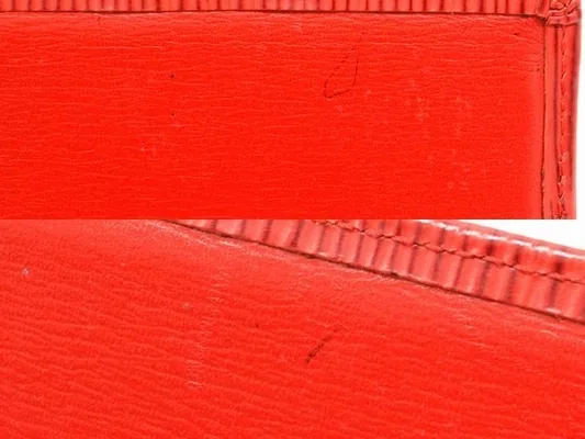 Red Epi Leather Cardholder — image 7