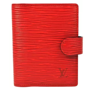 Red Epi Leather Cardholder