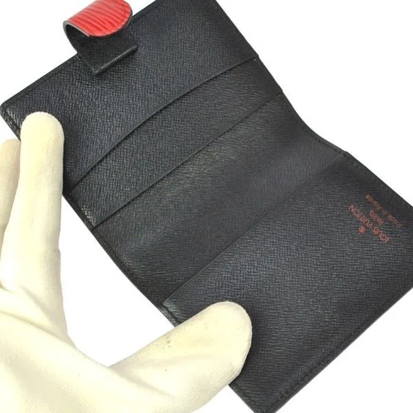 Red Epi Leather Cardholder — image 8