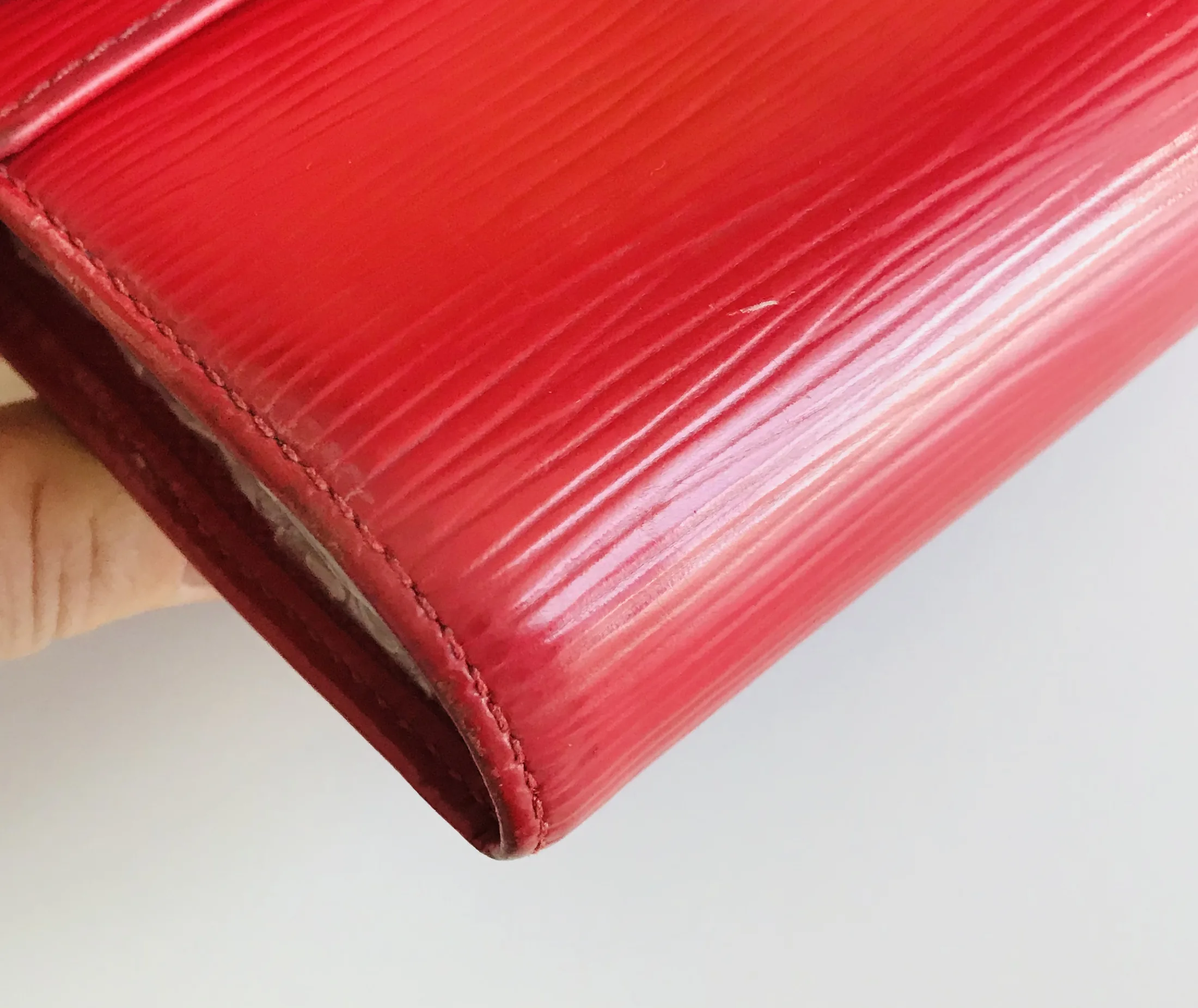 Louis Vuitton Red Epi Leather Koala Wallet — image 10