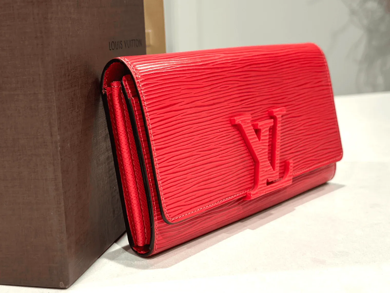 Red Epi Leather Louise Wallet-Clutch — image 2