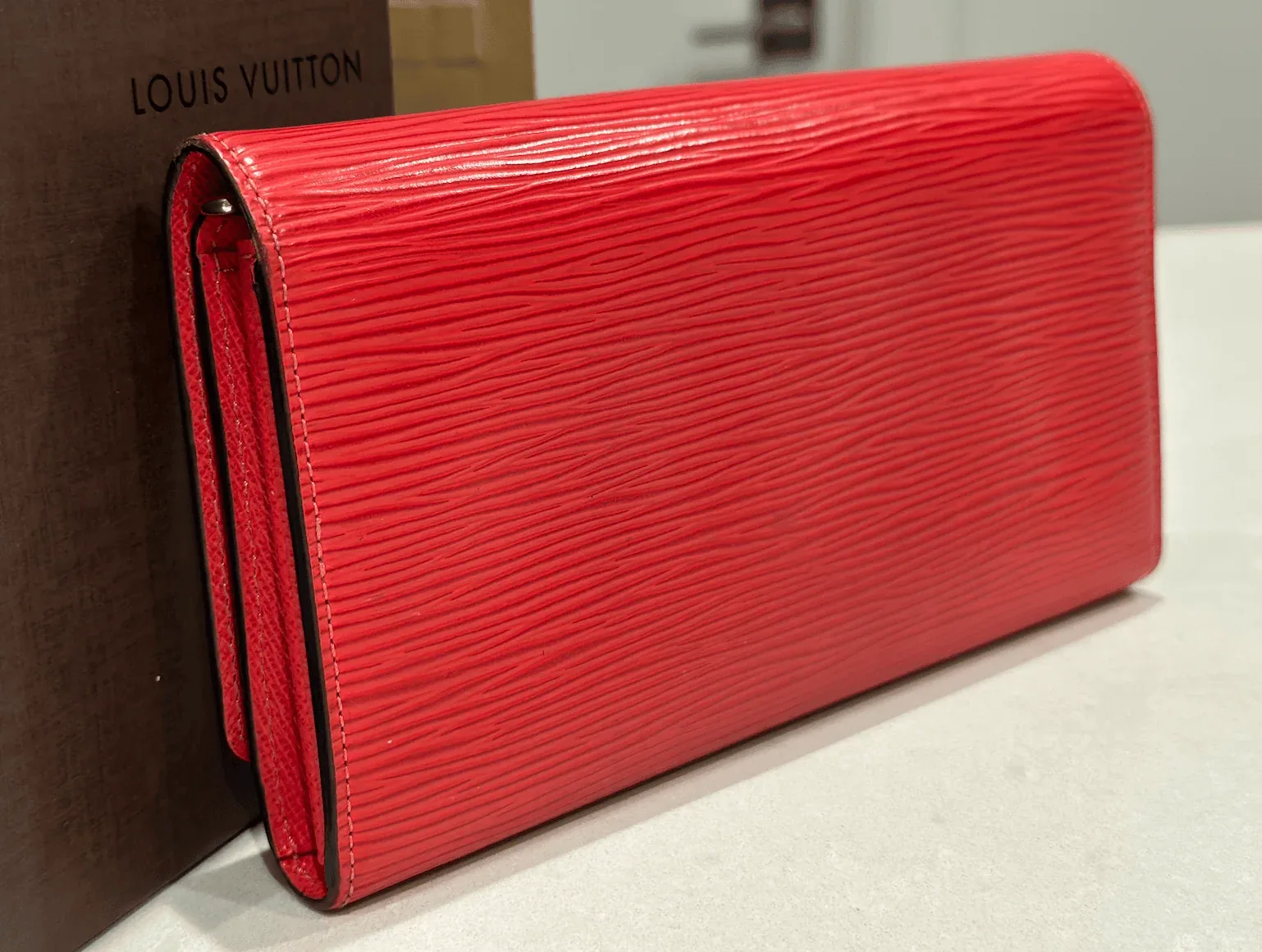 Red Epi Leather Louise Wallet-Clutch — image 5