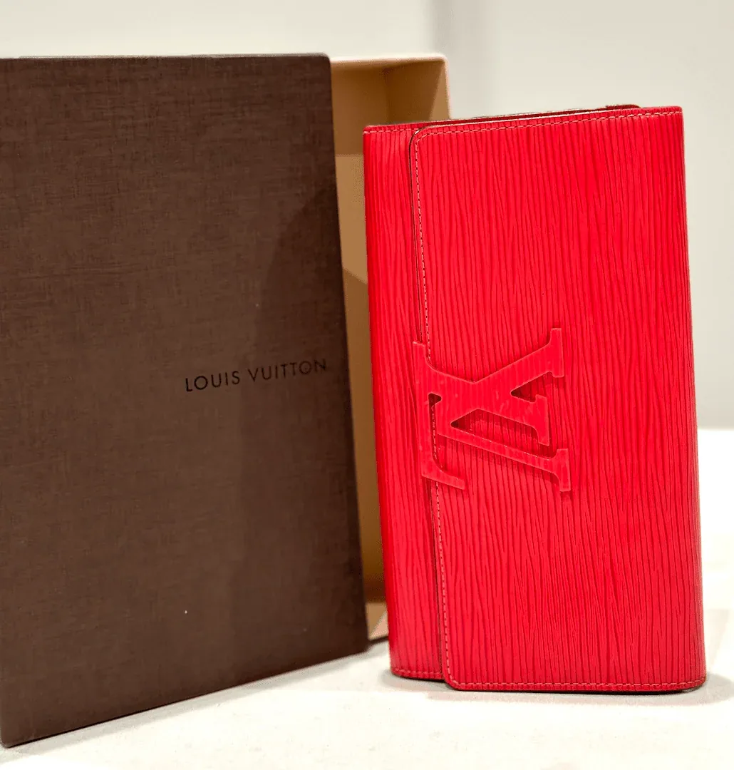 Red Epi Leather Louise Wallet-Clutch — image 6
