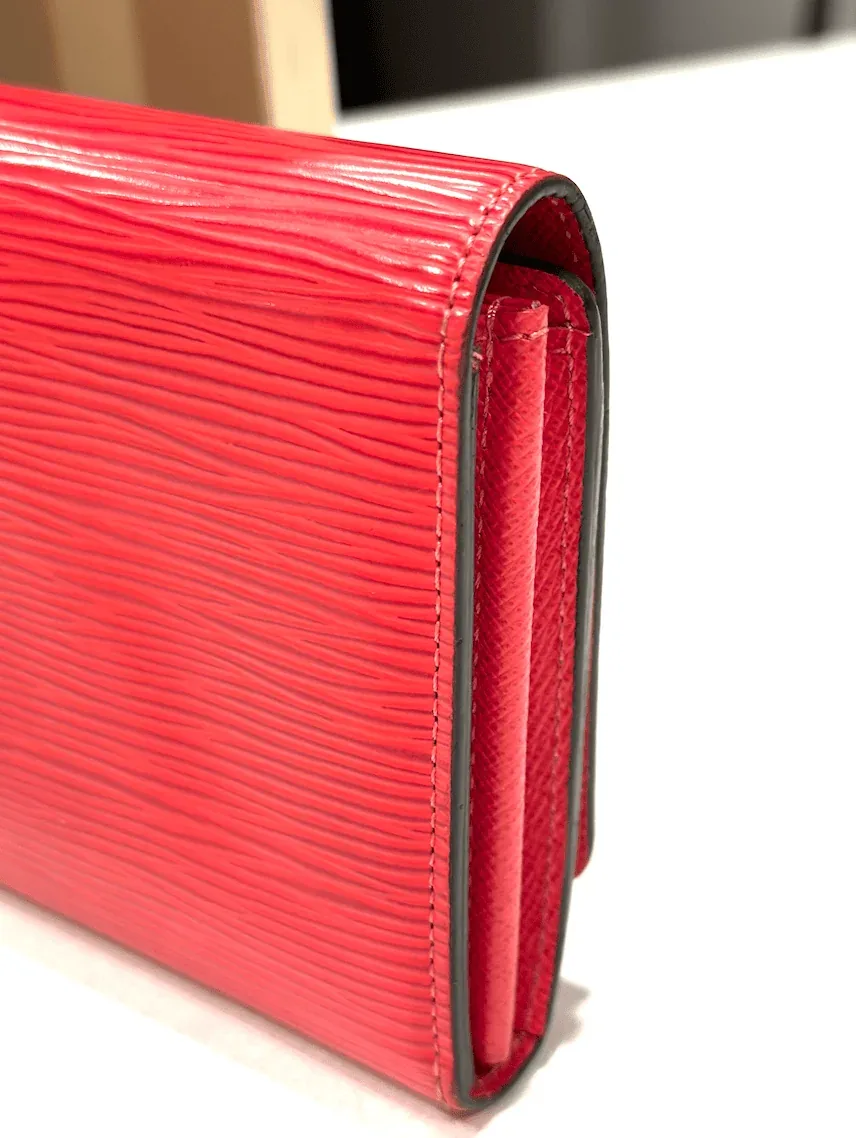 Red Epi Leather Louise Wallet-Clutch — image 7