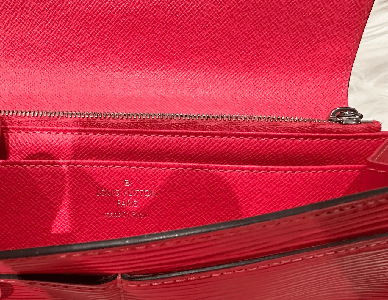 Red Epi Leather Louise Wallet-Clutch — image 9