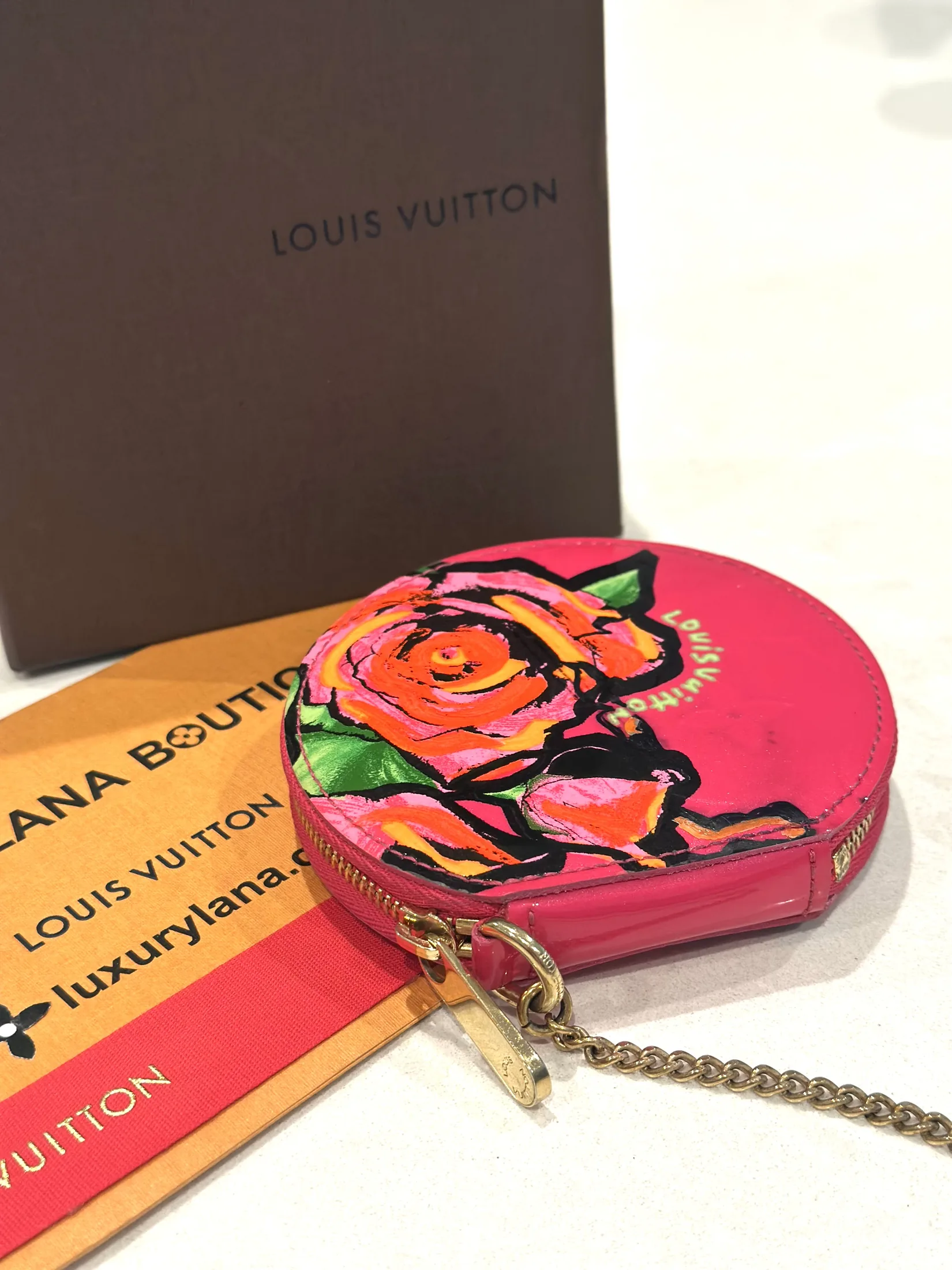 Stephen Sprouse Chapeau Roses Coin Pouch — image 2