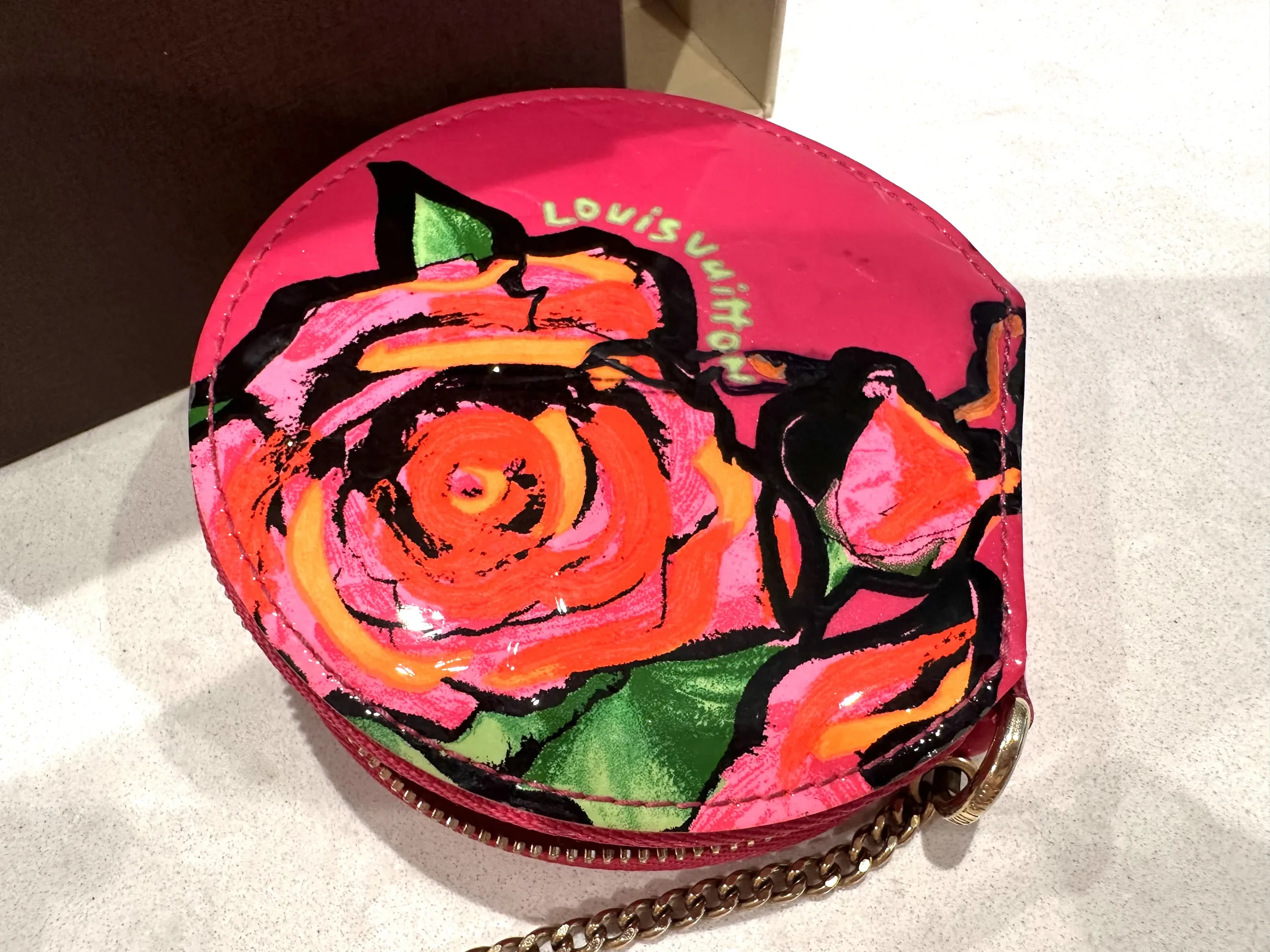 Stephen Sprouse Chapeau Roses Coin Pouch — image 3