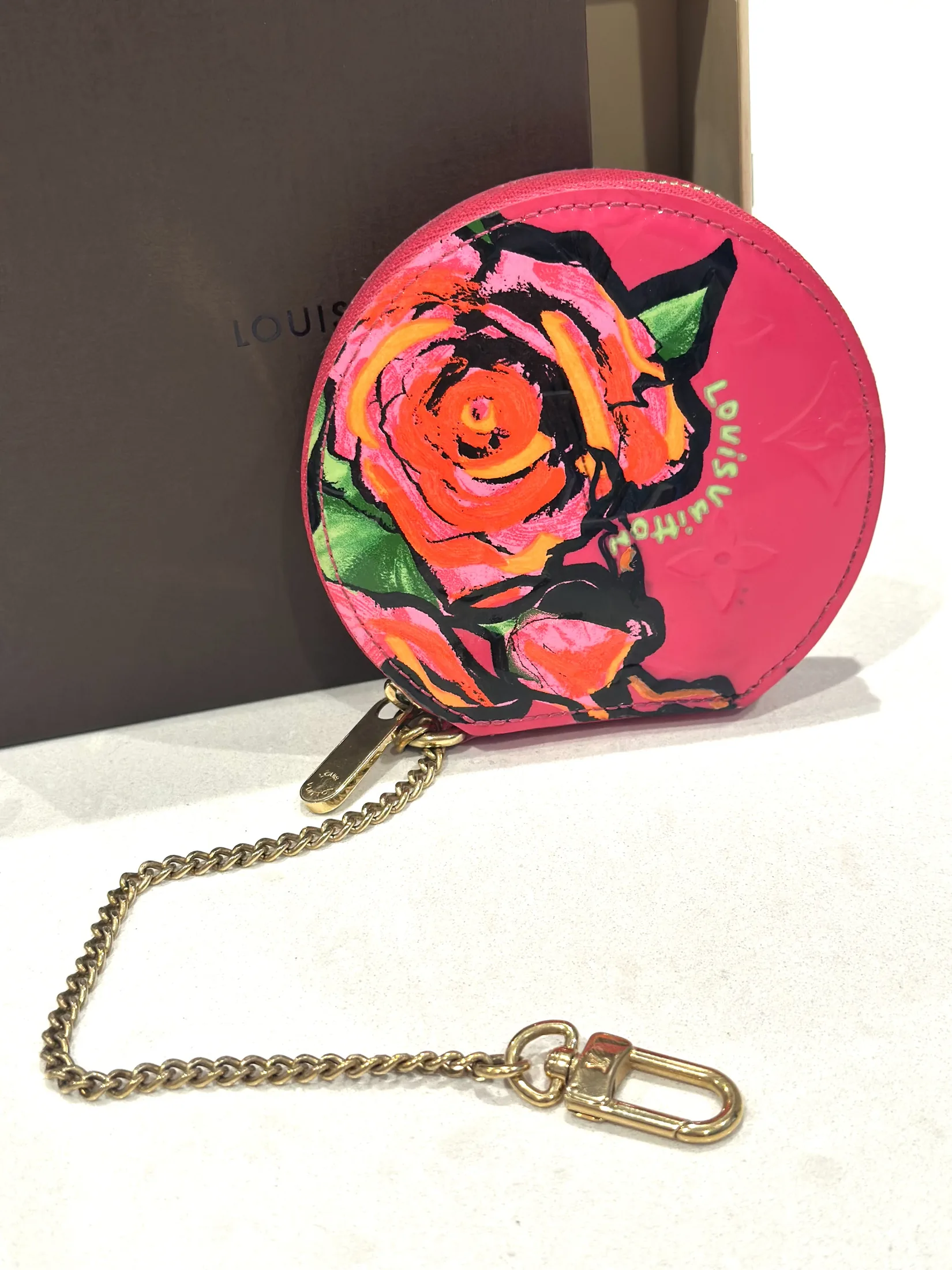 Stephen Sprouse Chapeau Roses Coin Pouch — image 4