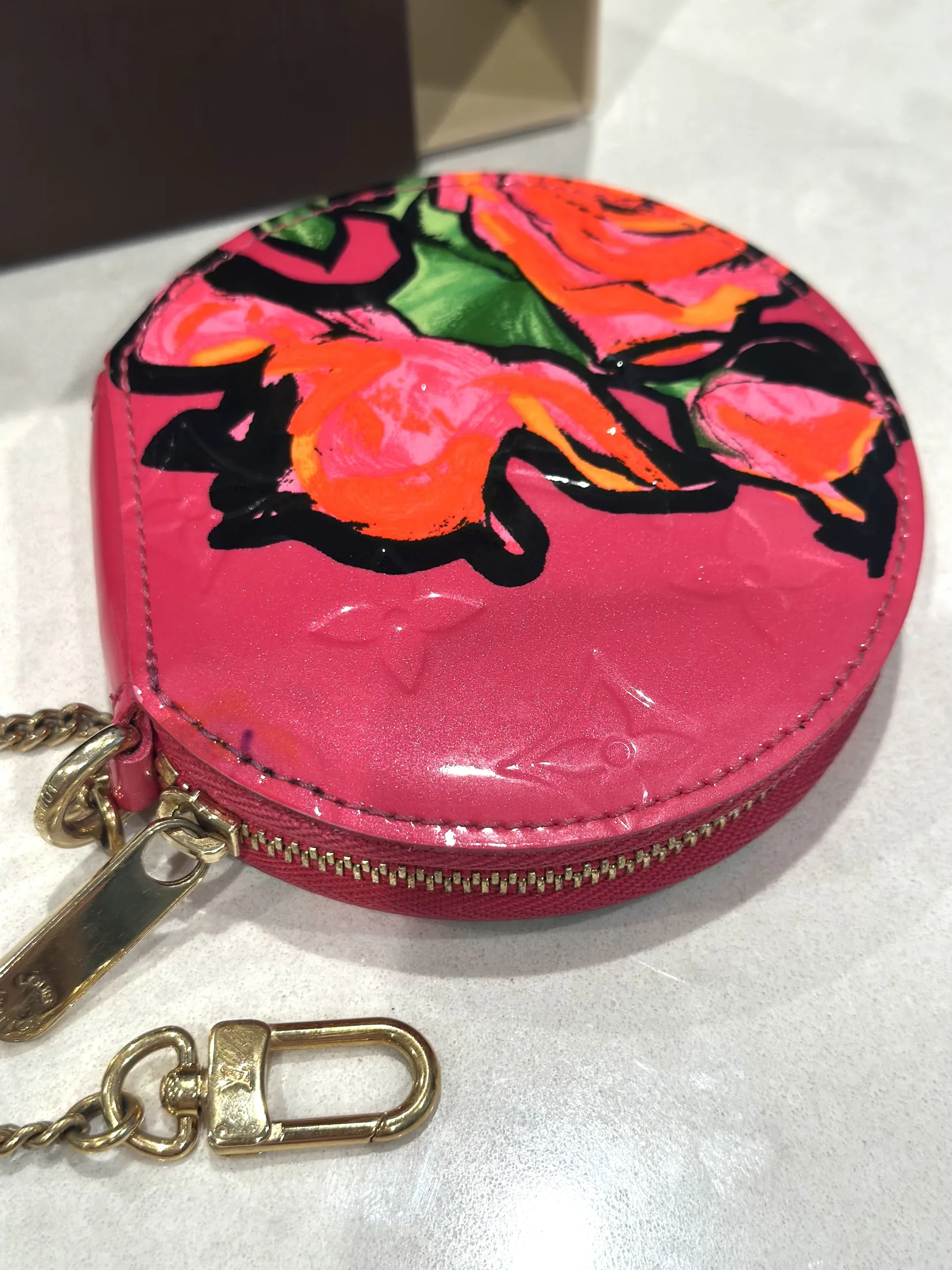 Stephen Sprouse Chapeau Roses Coin Pouch — image 7