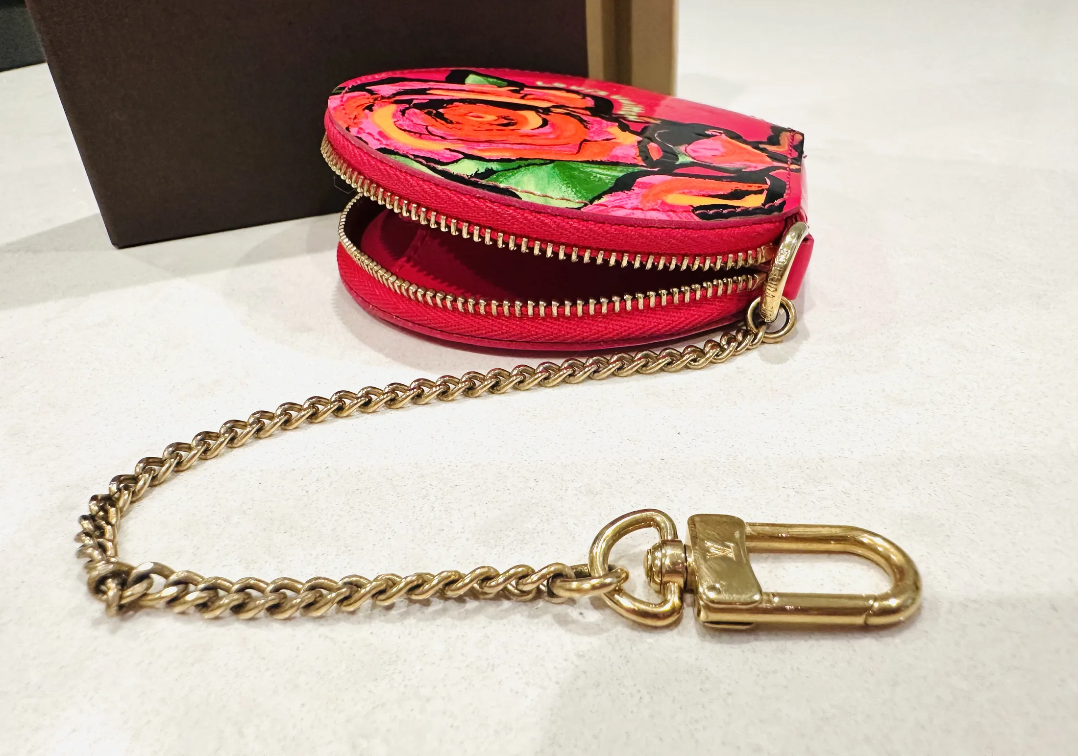 Stephen Sprouse Chapeau Roses Coin Pouch — image 8