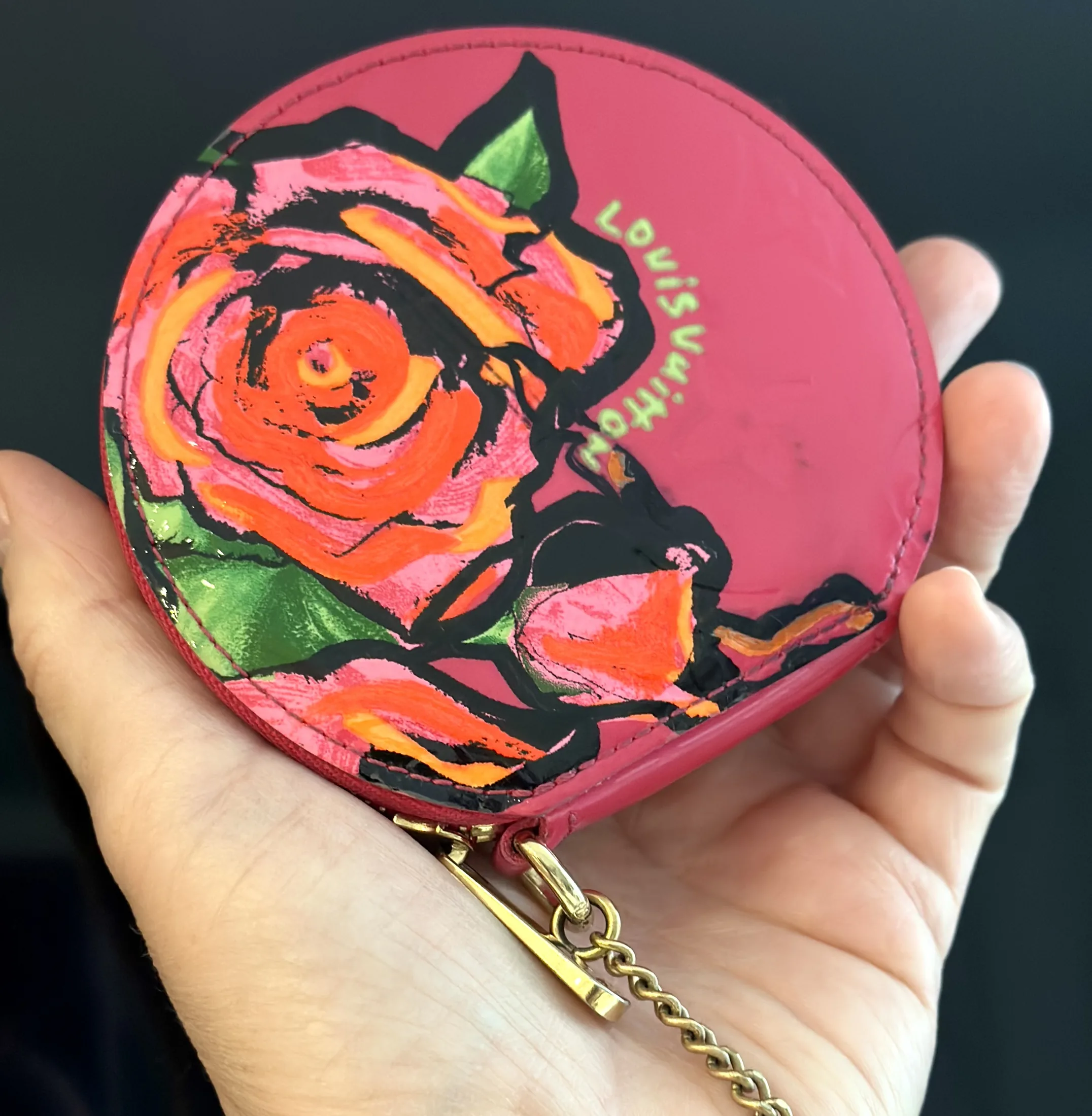 Stephen Sprouse Chapeau Roses Coin Pouch — image 10