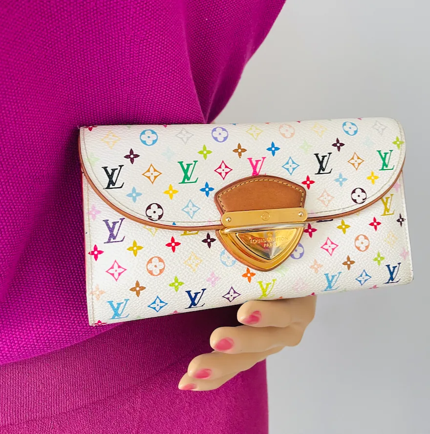 White Multicolor Eugenie Wallet — image 2