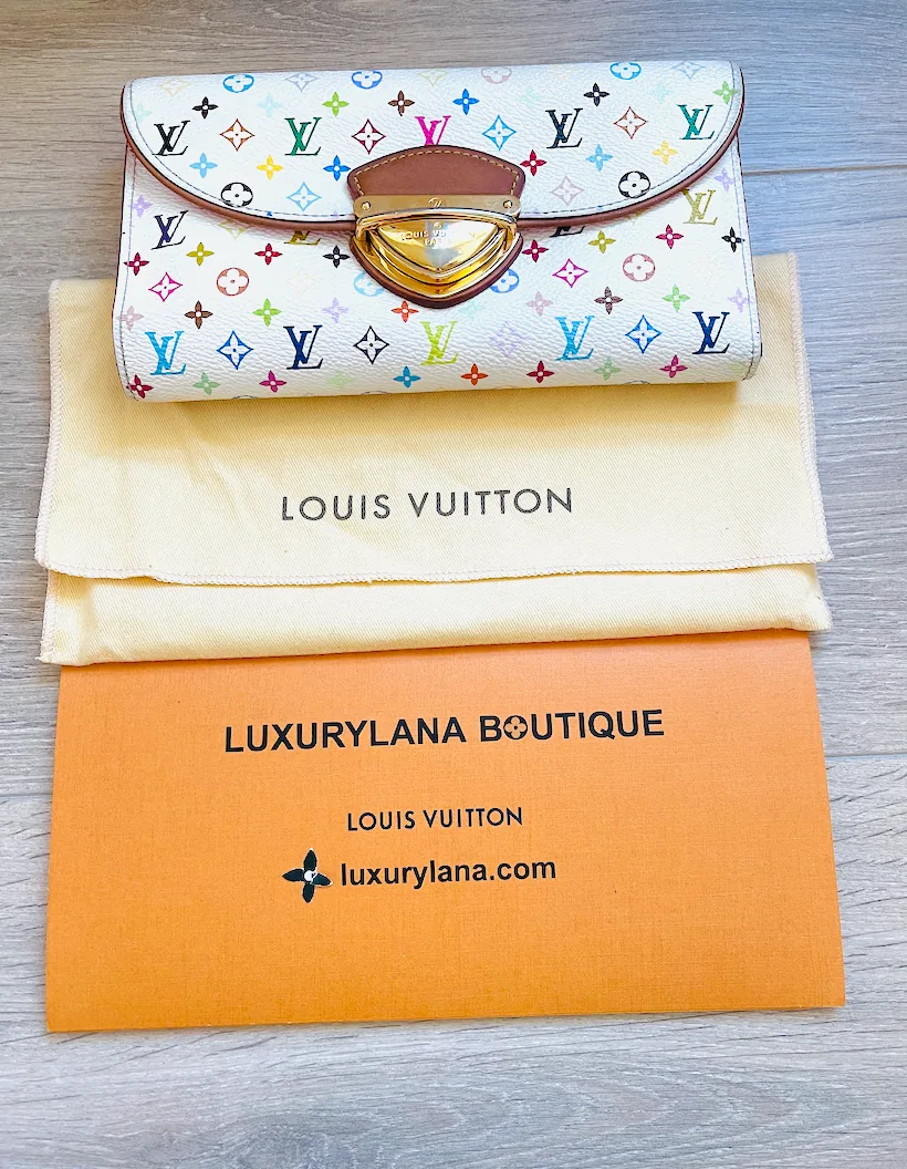 White Multicolor Eugenie Wallet — image 3