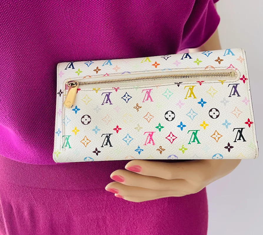 White Multicolor Eugenie Wallet — image 6