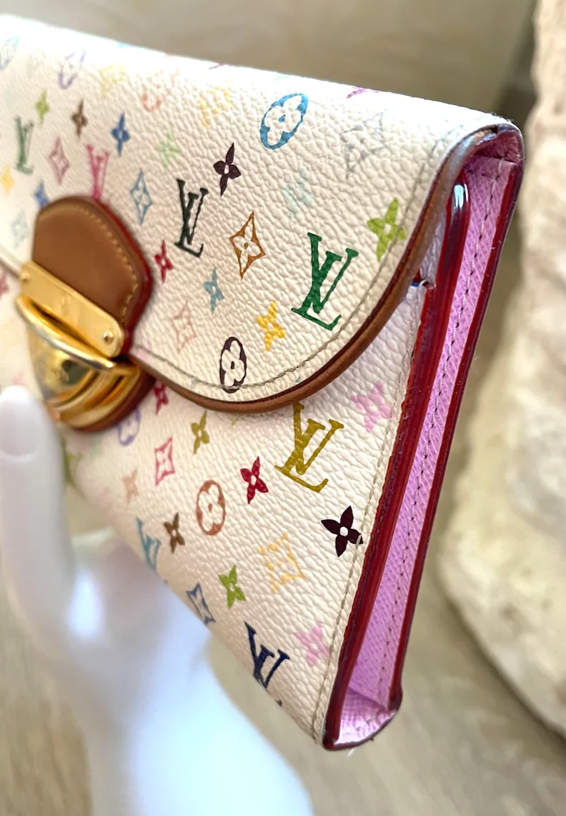 White Multicolor Eugenie Wallet — image 7