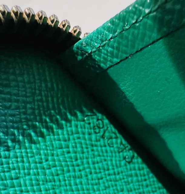 Monogram Yayoi Kusama Green Zippy Wallet Organizer — image 9