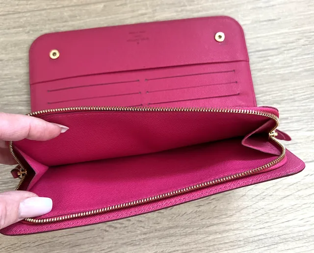 Takashi Murakami Black Multicolor Insolite Wallet/Hot Pink Leather Interior — image 7
