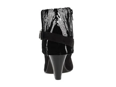 Martina Black Glitter Suede Ankle Boots/Size 37 — image 4