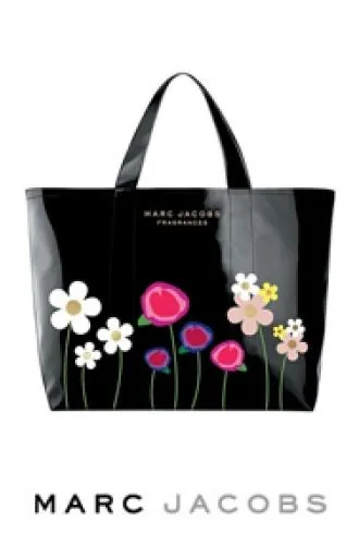 Marc By Marc Jacobs Lola Flower Black Tote