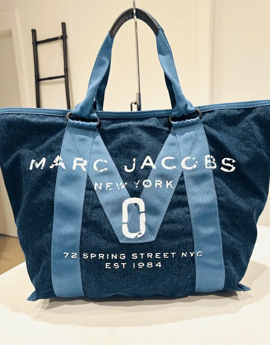 Marc Jacob’s Patchworks New York Blue Denim Large Tote