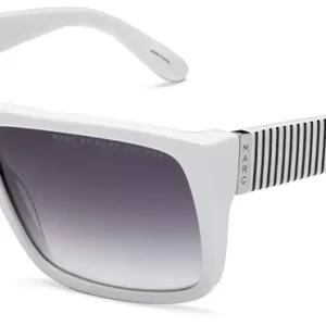Marc by Marc Jacobs White Striped Logo Sunglasses 096/S