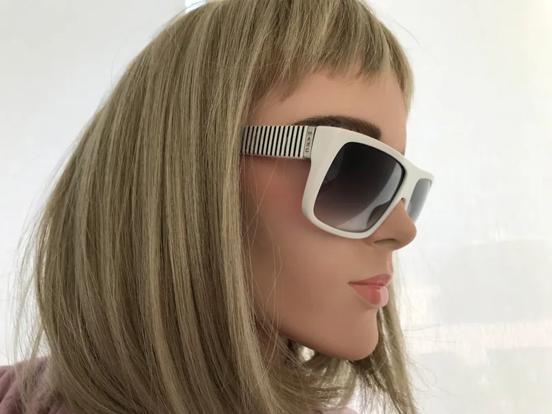 Marc by Marc Jacobs White Striped Logo Sunglasses 096/S — image 10
