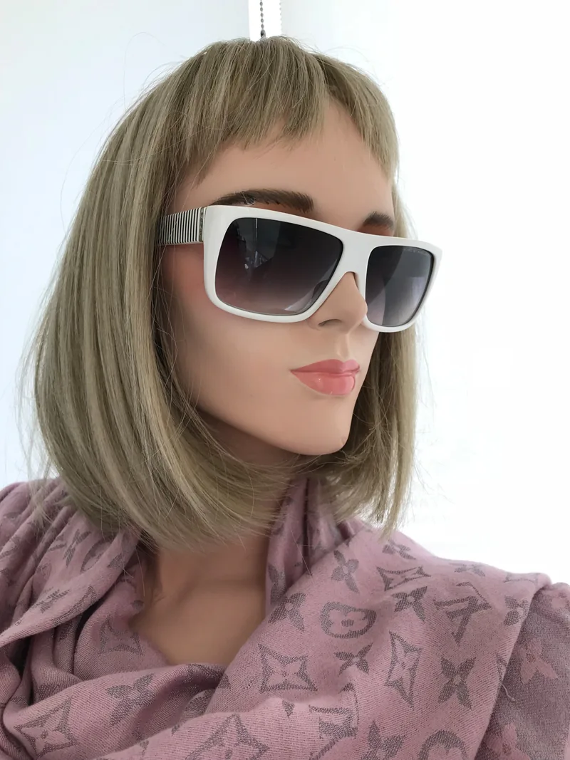 Marc by Marc Jacobs White Striped Logo Sunglasses 096/S — image 11