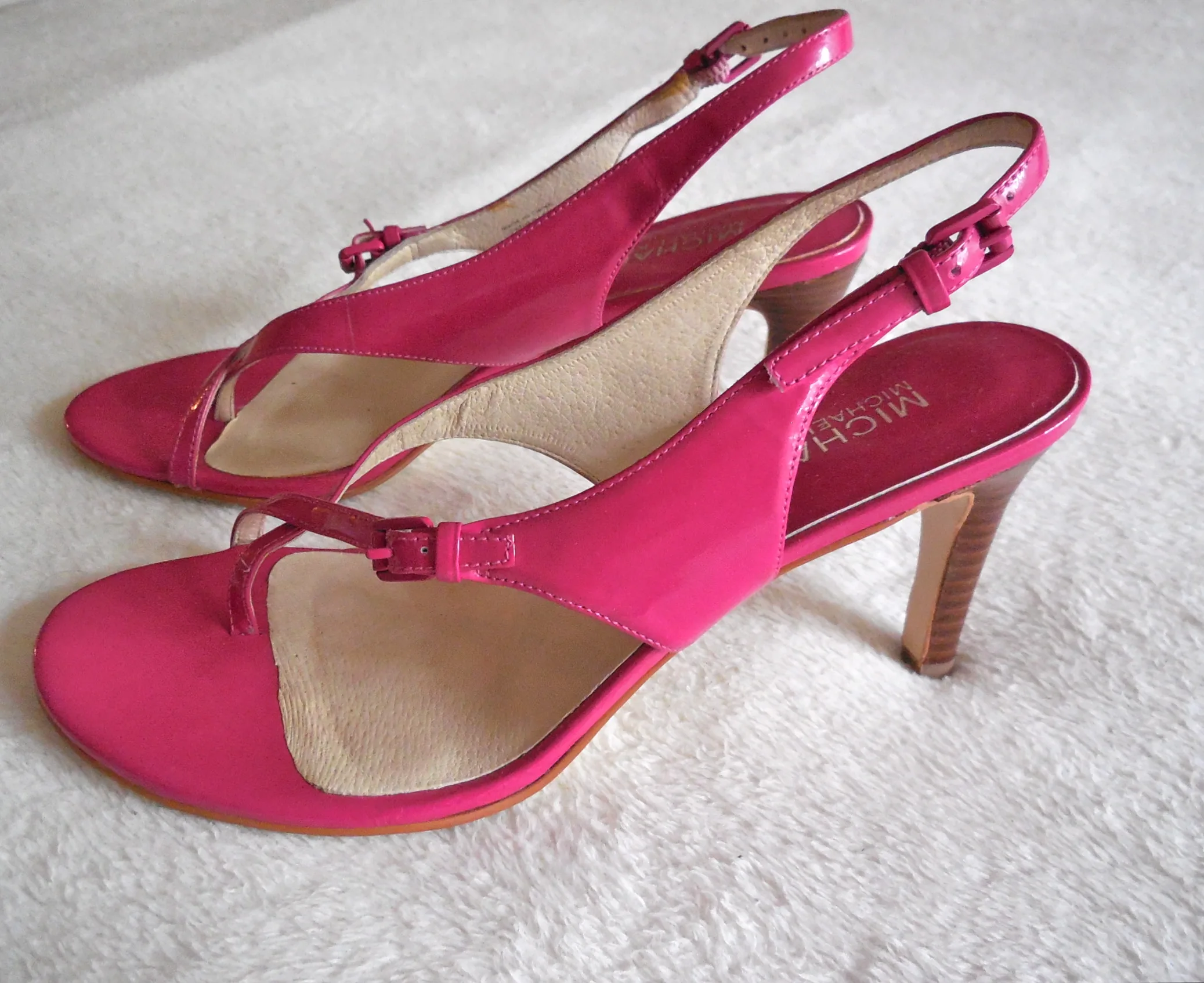 Michael Kors Pink Eleni Sandals/Size 6.5 — image 3