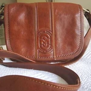 Marino Orlandi Brown Leather Crossbody Bag
