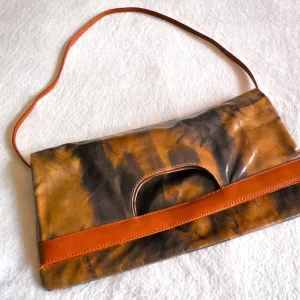 Maurizio Taiuti Leather Floral Crossbody Bag