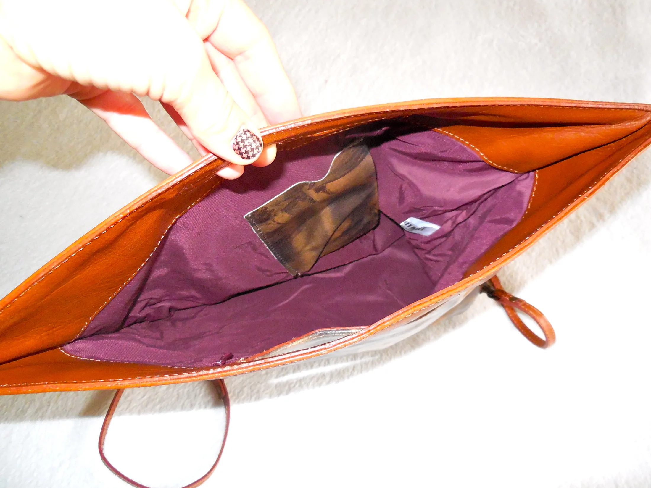 Maurizio Taiuti Leather Floral Crossbody Bag — image 7