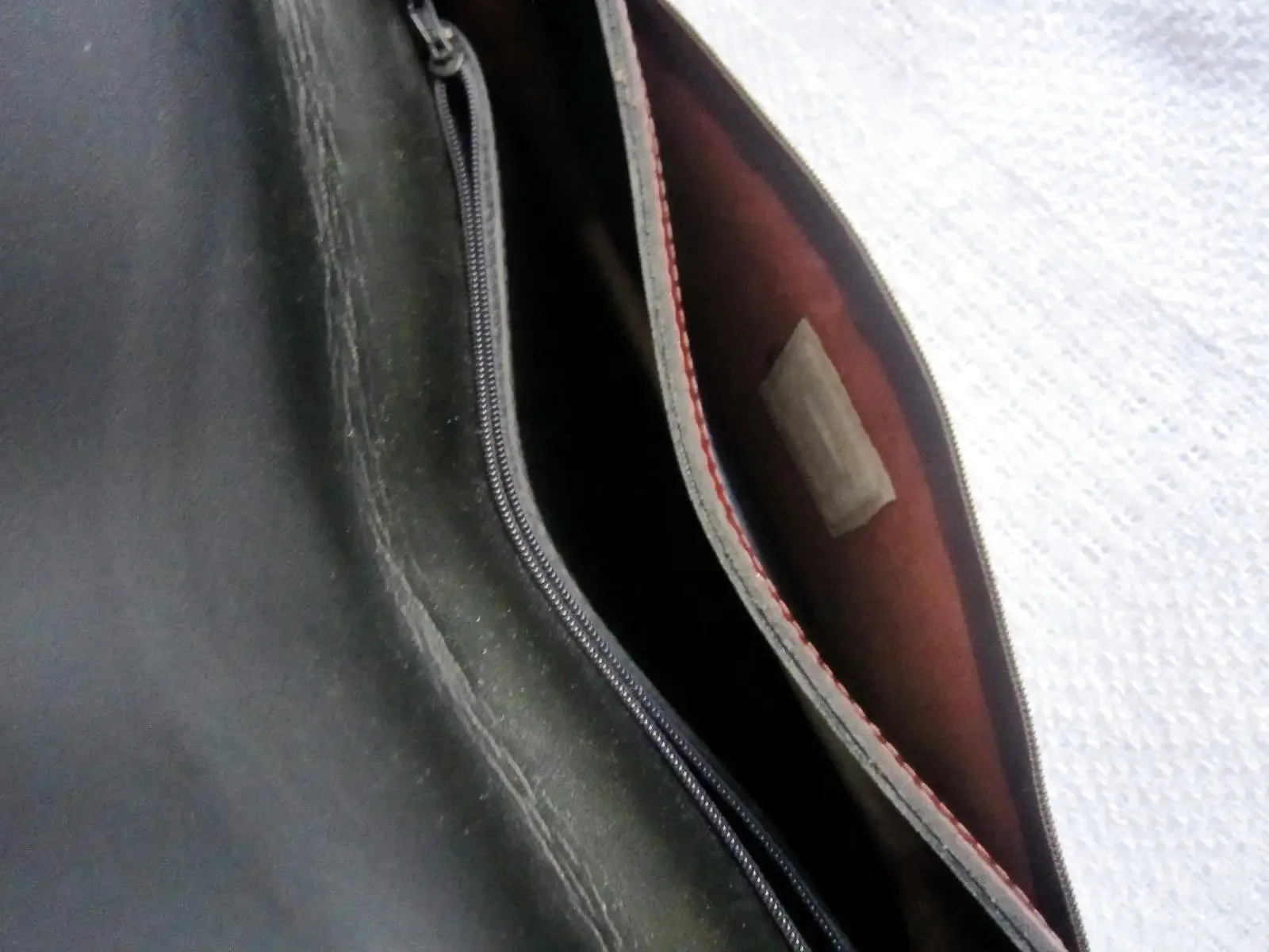 Burgundy Leather Wristlet — image 6
