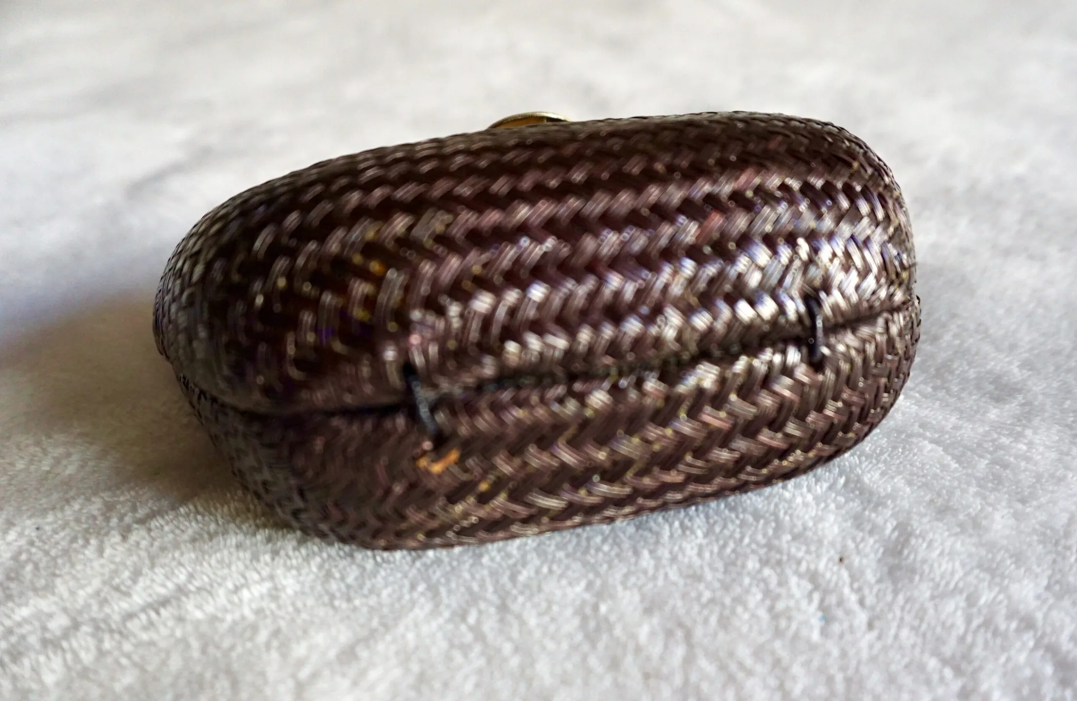 Mini Wicker Evening Bag on Chain — image 5