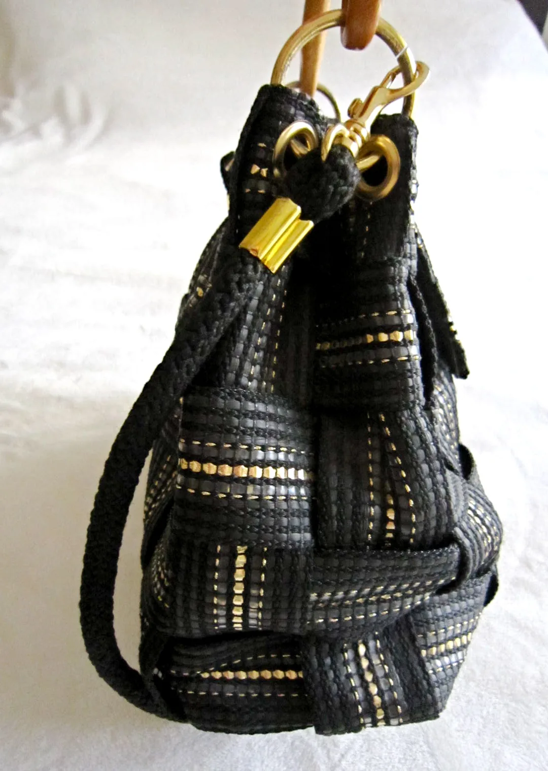 Vintage Fiona Black Shoulder Bag — image 4