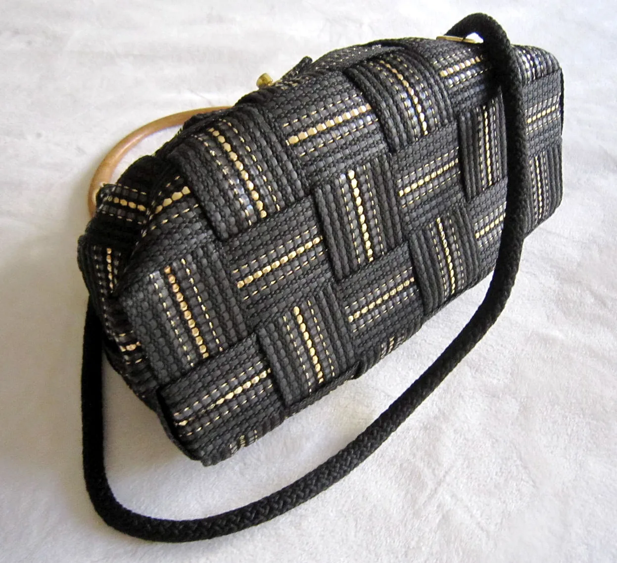 Vintage Fiona Black Shoulder Bag — image 5