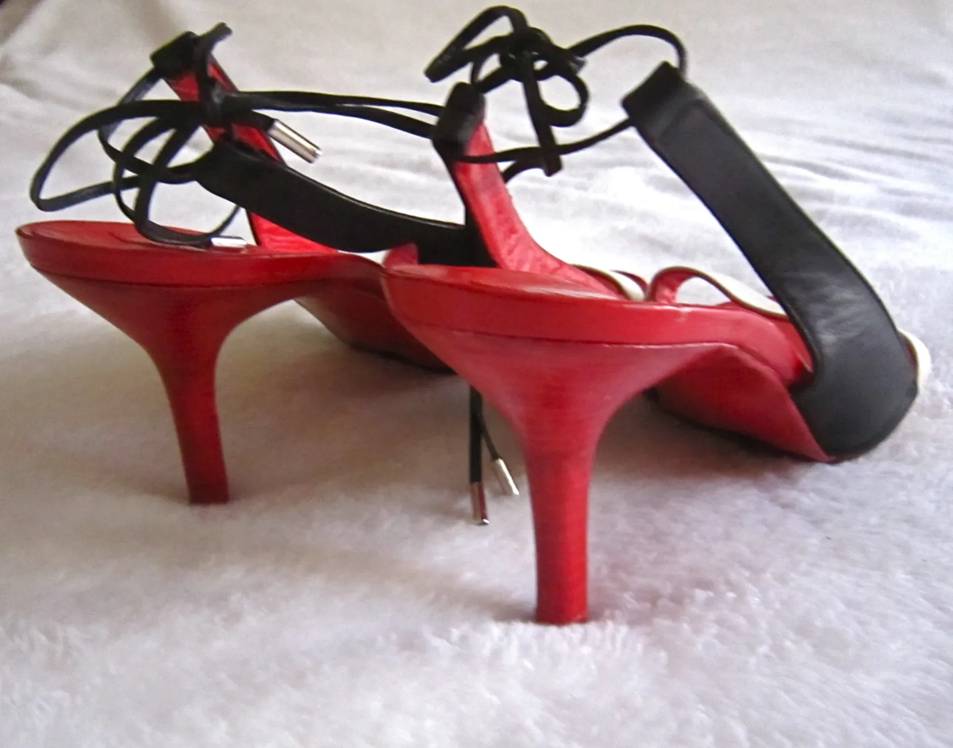 Narciso Rodriguez Colorblock Slingback Sandals / Size 39 — image 4